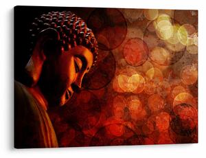 Tablou - Buddha în nuanțe roșii (70x50 cm)