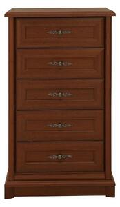Comoda Kent EKOM5S, castan, PAL, 62x45x109 cm