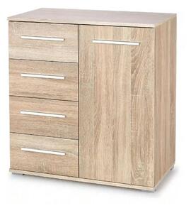 Comoda Lima KM2, stejar sonoma, PAL, 77x40x82 cm