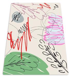 Covoras pentru protectie pardosea Doodle abstract