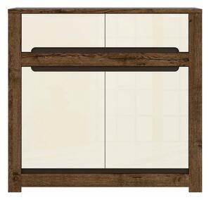 Comoda RUSO KOM2D2S, nuc/bej, PAL, 104x46x99 cm