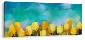Tablou - Lalele galbene (120x50 cm)