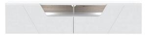 Comoda TV KANDO, alb, PAL, 160x50x38 cm