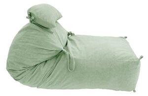 Fotoliu Yoga XL si Perna, Material Textil - Light Mint