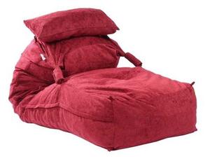 Fotoliu Yoga XL si Perna, Material Textil - Sour Cherry