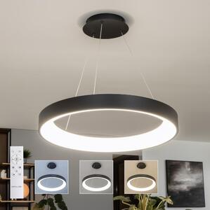 Brilagi - Pendul LED FALCON II cu dimmer, pe cablu, 99W/230V, diam. 60 cm, negru + telecomandă