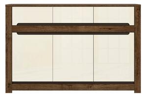 Comoda RUSO KOM3D3S, nuc/bej, PAL, 149x46x99 cm