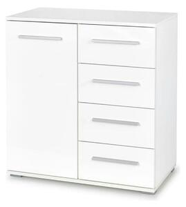 Comoda LIMA KM2, alb, PAL, 77x40x82 cm