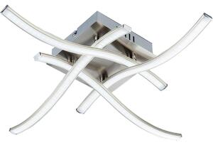 Plafonieră LED 4x 2,6 W/230 V/3000 K, crom mat