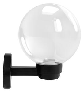 Brilagi - Aplica de perete pentru exterior HARBOR 1xE27/40W/230V IP33 negru/transparent