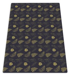 Covoras pentru protectie pardosea Frunze decorative artistice
