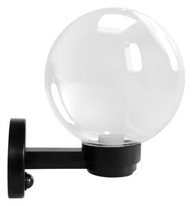 Brilagi - Aplica de perete pentru exterior cu senzor HARBOR 1xE27/40W/230V IP33 negru/alb
