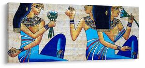 Tablou - Picturi egiptene (120x50 cm)