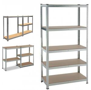 Etajera, raft metalic de depozitare, 5 polite, sarcina maxima 875 kg, JollyMag, SZ35SZ