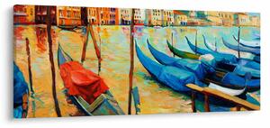 Tablou - Port în Veneția (120x50 cm)