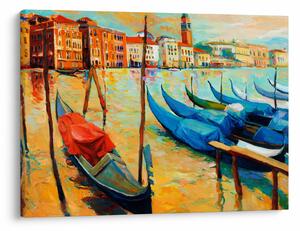 Tablou - Port în Veneția (70x50 cm)