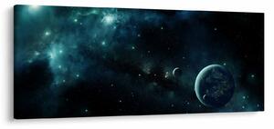 Tablou - Viața în spațiu (120x50 cm)