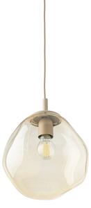 Brilagi - Lustră suspendată cu cablu VULCANO 1xE27/15W/230V bej/bej fumuriu