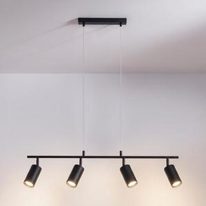 Brilagi - Lampă suspendată pe cablu SELE 4xGU10/30W/230V negru