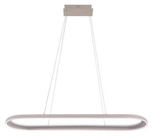 Lustră LED CASHMERE pe cablu, 80 W, 230 V, 30 x 100 cm, bej