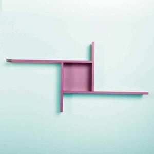 Raft de perete Adore Windmill cu 3 Compartimente, 100x50x18 cm