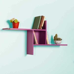 Raft de perete Adore Windmill cu 3 Compartimente, 100x50x18 cm