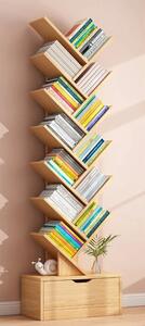 Biblioteca verticala cu sertar