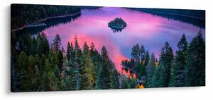 Tablou - Lacul Tahoe, Sierra Nevada, California, SUA (120x50 cm)