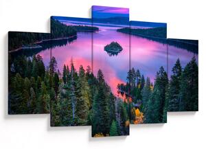Tablou - Lacul Tahoe, Sierra Nevada, California, SUA (150x105 cm)