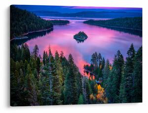 Tablou - Lacul Tahoe, Sierra Nevada, California, SUA (70x50 cm)