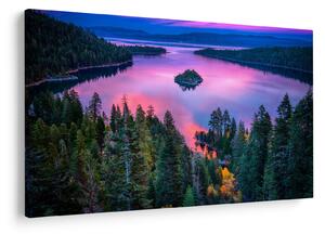 Tablou - Lacul Tahoe, Sierra Nevada, California, SUA (90x60 cm)