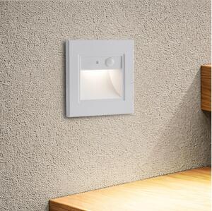 Brilagi - Aplică LED pentru trepte STEP LIGHT cu senzor LED/1,5W/230V IP44 albă