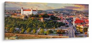 Tablou - Panorama bratislavei, Slovacia (120x50 cm)