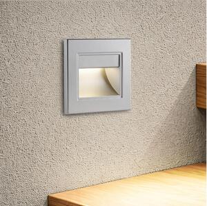 Brilagi - Corp de iluminat LED pentru scări STEP LIGHT, 1,5W/230V, IP44, argintiu