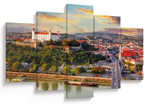 Tablou - Panorama bratislavei, Slovacia (150x105 cm)