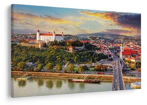 Tablou - Panorama bratislavei, Slovacia (90x60 cm)