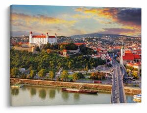 Tablou - Panorama bratislavei, Slovacia (70x50 cm)