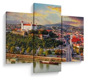 Tablou - Panorama bratislavei, Slovacia (90x60 cm)