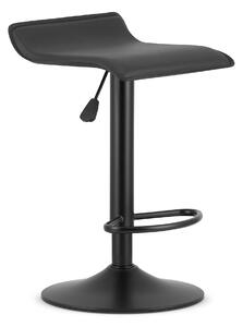 Scaun Bar Frovas Piele Ecologica Negru , Baza Neagra