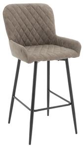 Scaun Bar Delkas Textil Grej Antichizat