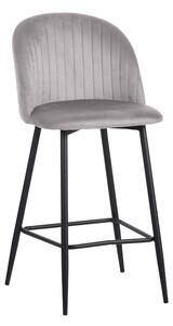 Scaun Bar Brennet Caitea Gri Deschis