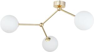 TK Lighting Fairy lampă de tavan 3x6 W alb-auriu 6471