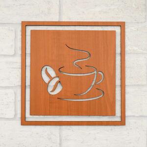 DUBLEZ | Decorațiune din lemn pentru bucătărie - Cafea