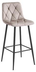 Scaun Bar Fido Catifea Bej
