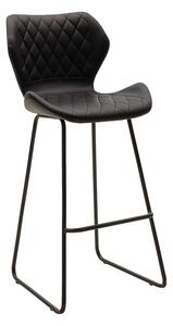 Scaun Bar Thor Piele Ecologica Neagra