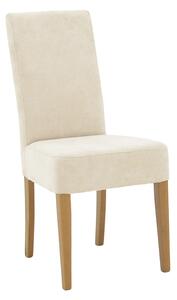 Scaun Bucatarie/Dining Digit Textil Bej Picioare Nuc