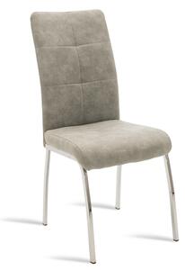 Scaun Bucatarie/Dining Arries Piele Ecologica Gri