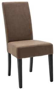 Scaun Bucatarie/Dining Digit Textil Gri Deschis Picioare Wenge