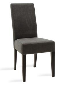 Scaun Bucatarie/Dining Digit Textil Gri Inchis Picioare Wenge