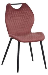 Scaun Bucatarie/Dining Briko Catifea Roz